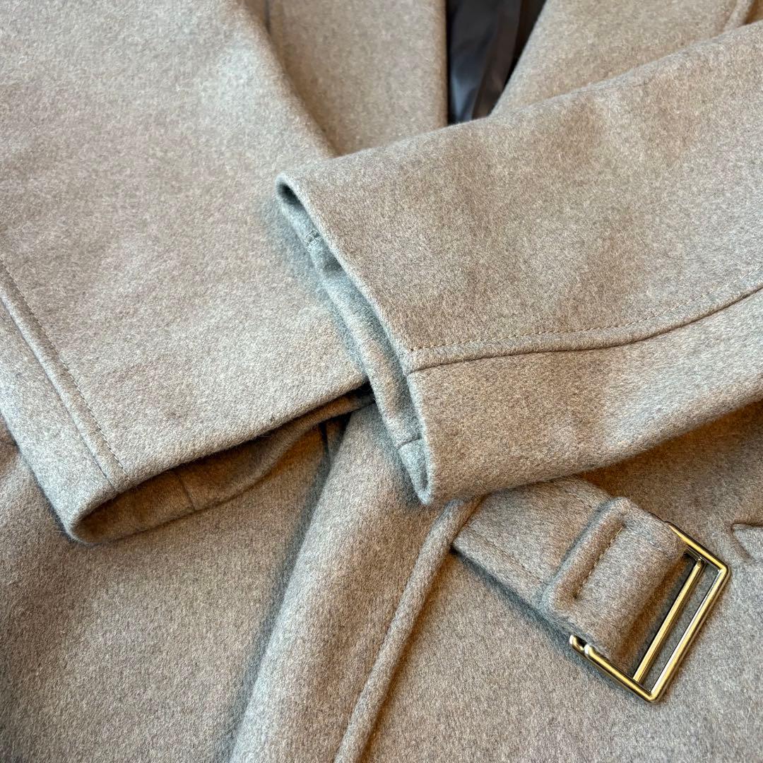 【定価10万円・極美品】メゾンキツネ ロング タイロッケンコート