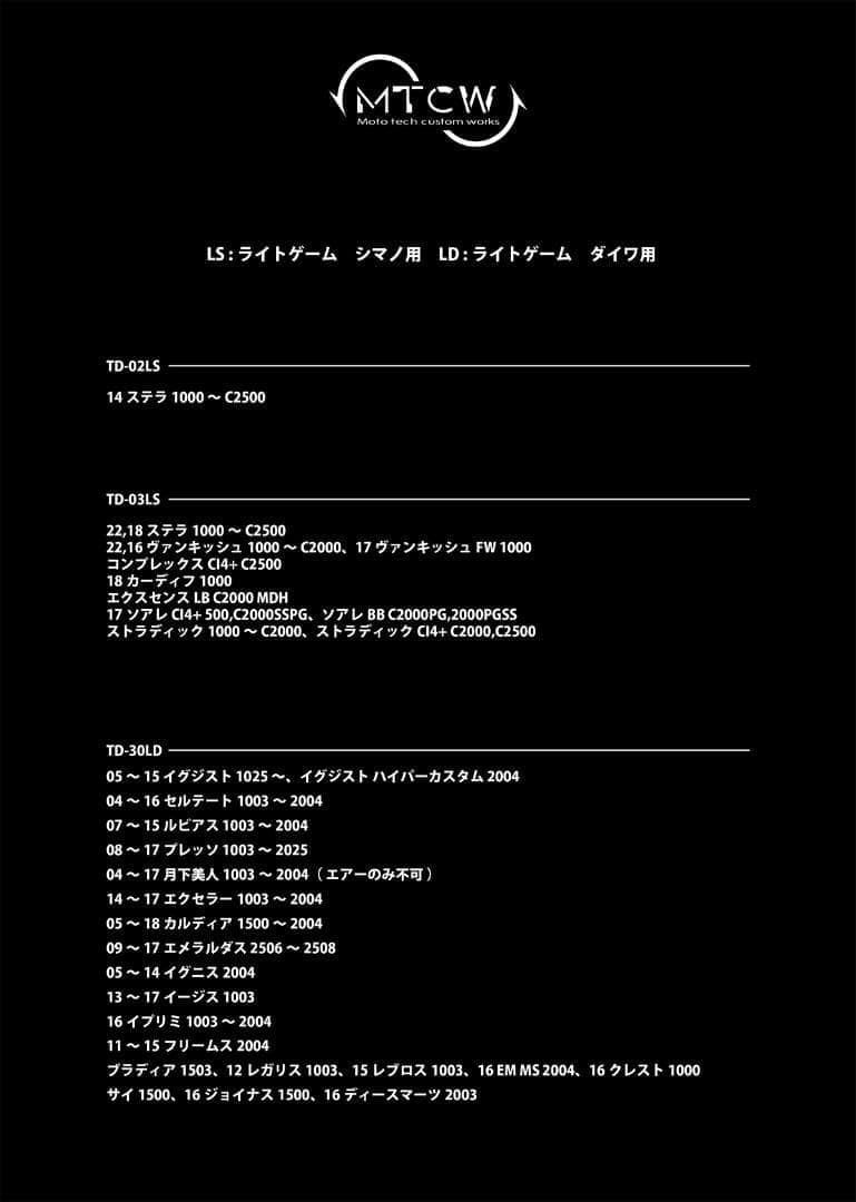 ★特価品10％OFF【MTCW】TD system ドラグノブ /*