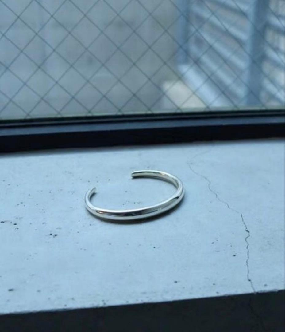 アクセサリー MB OX JEWELRY Silver Curve Bangle
