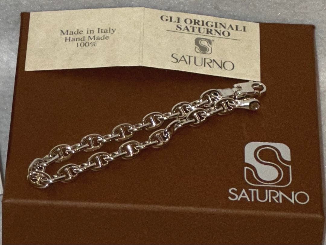 SATURNO（サツルノ） アンカーチェーン シルバーブレスレット