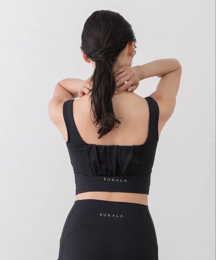 【SUKALA 】フラワーレースブラトップ　M size