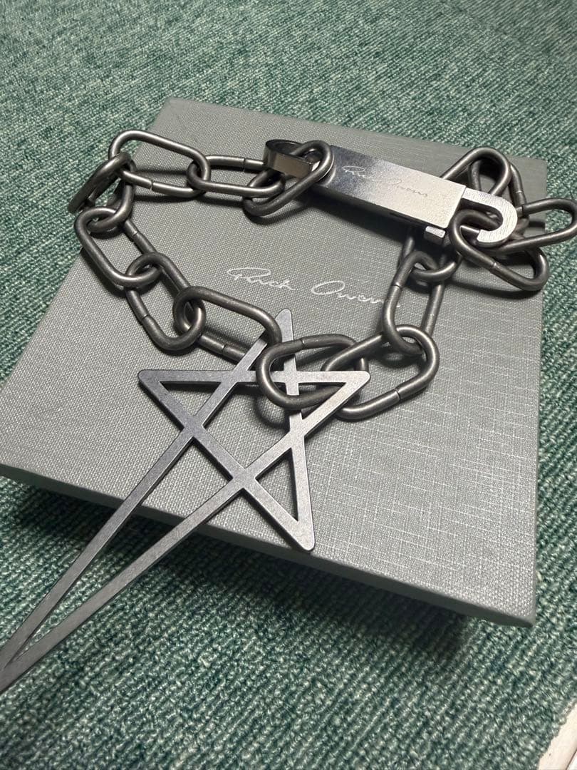 Rick Owens SS20 Pentagram Choker ネックレス