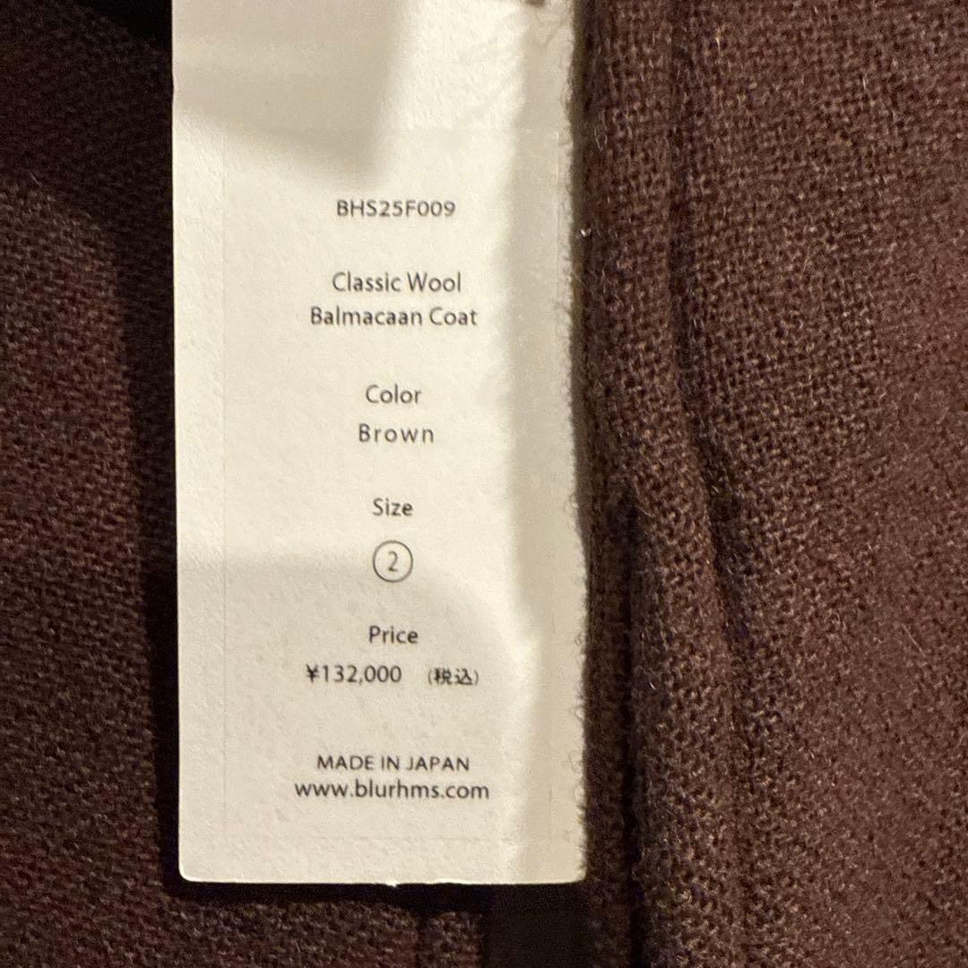 25aw blurhms バルマカーンコート 新品未使用