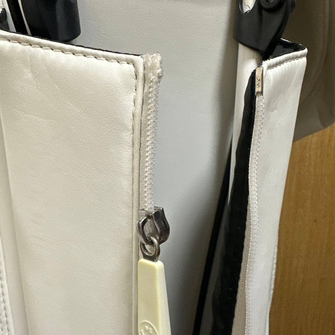 PEARLY GATES ゴルフバッグ ホワイト＋アイアンカバー付