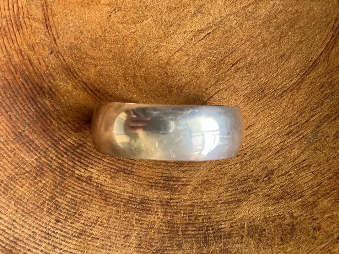 50's インディアンジュエリー　スターリングシルバー　バングル