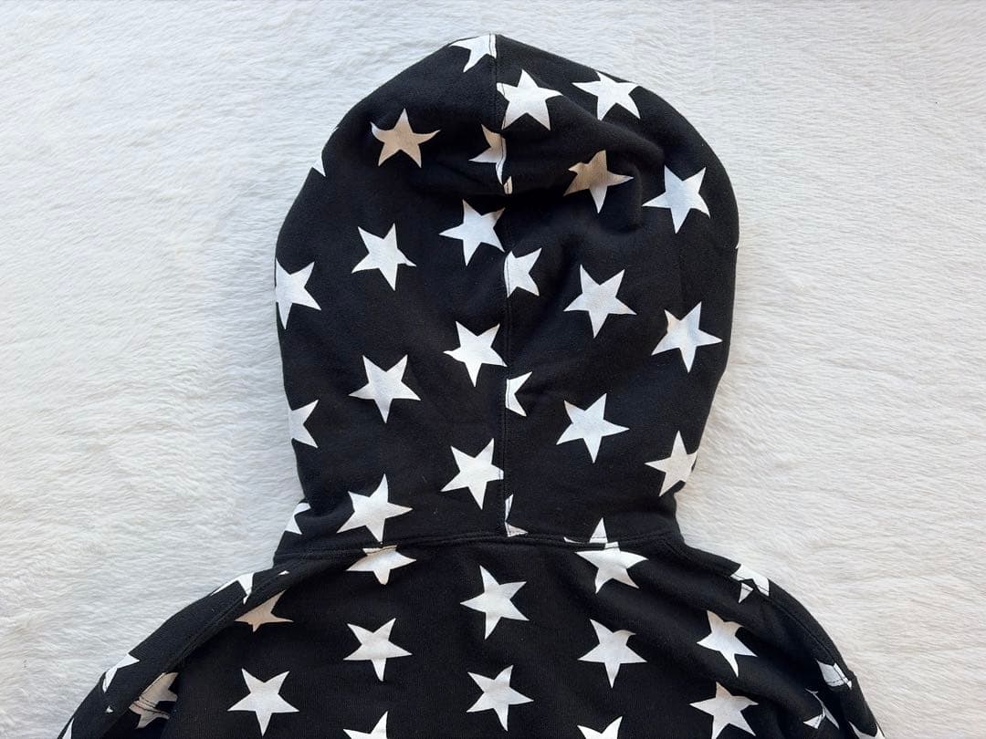 Bristol 星柄　総柄　フルジップ　パーカー　ロゴ