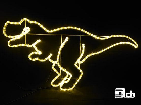 ティラノサウルス 恐竜 イルミネーション モチーフ ライト 屋外使用可能
