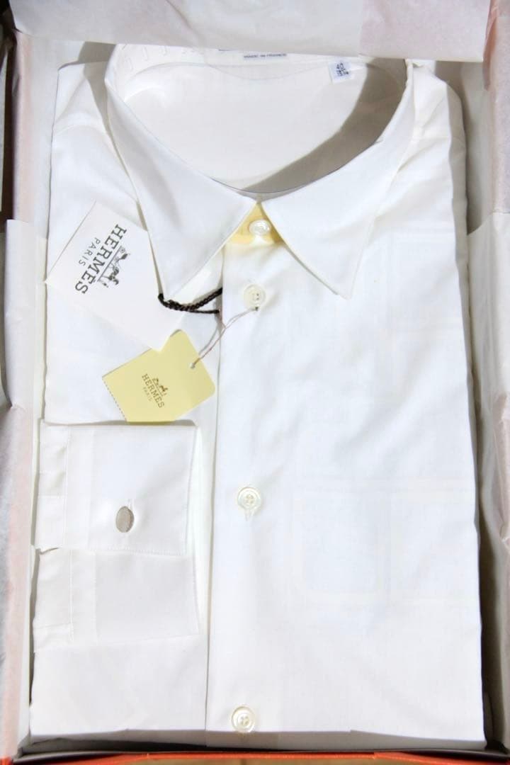 ホワイトドレスシャツ サイズ40 コットン