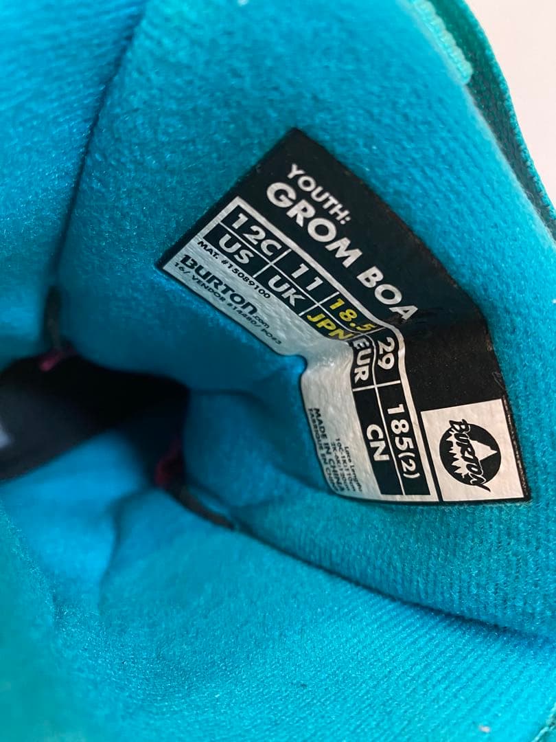 カラフルスノーボードセットk2 90センチ　Burton