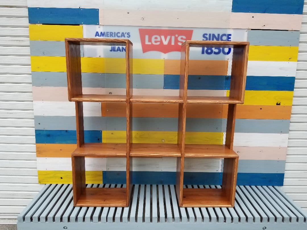 国産　天然木　本棚　レコードラック　シューズラック　ワインラック　キャットタワー