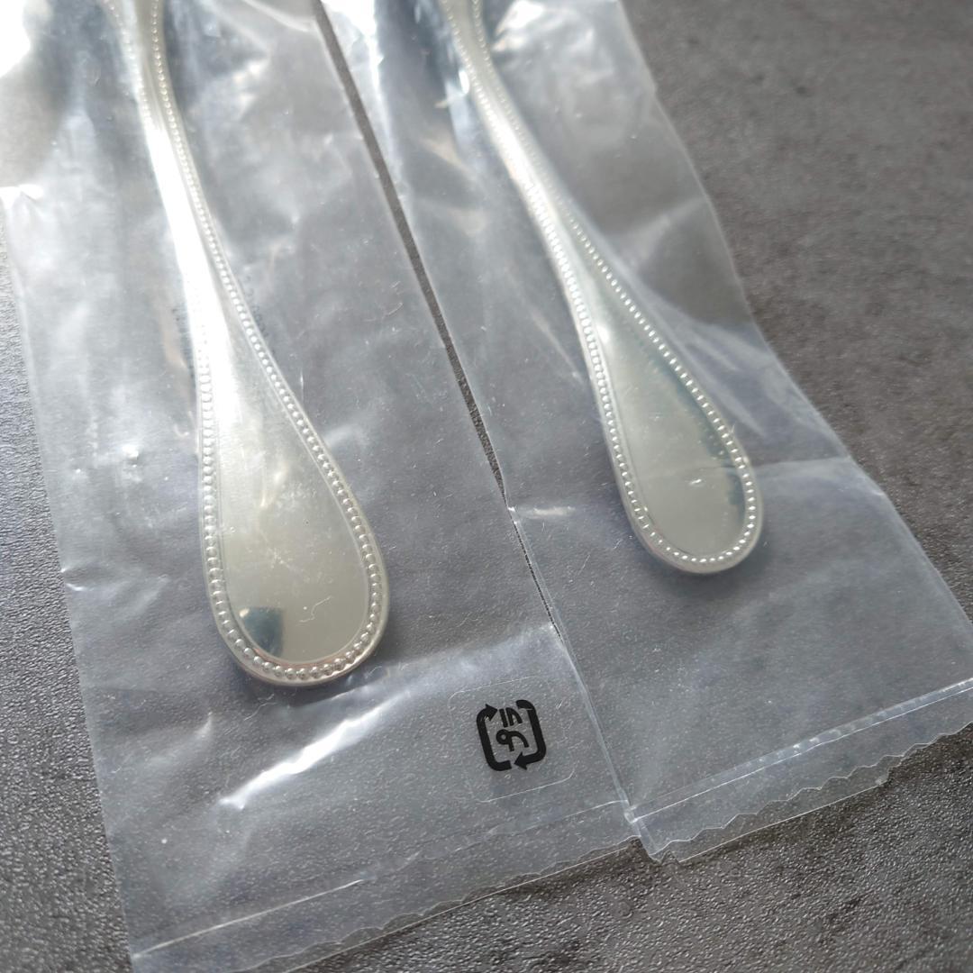 クリストフル パール 未開封 スタンダードスプーン 2点