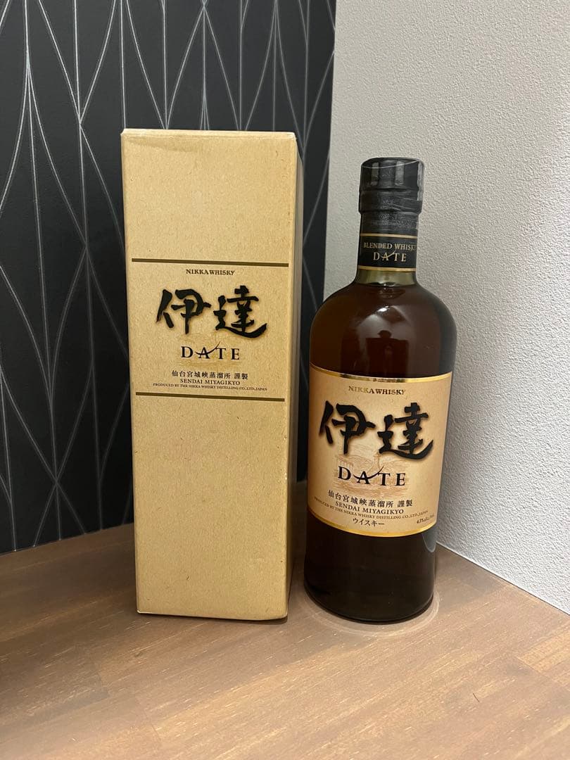 伊達　旧ラベル　ニッカウイスキー　未開封　箱付　仙台宮城峡蒸溜所製
