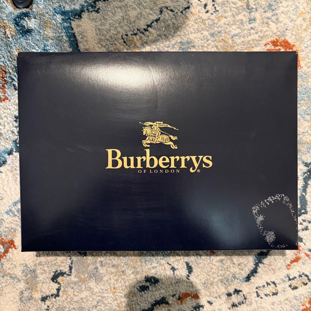 Burberry ウール ひざ掛け ラム入り