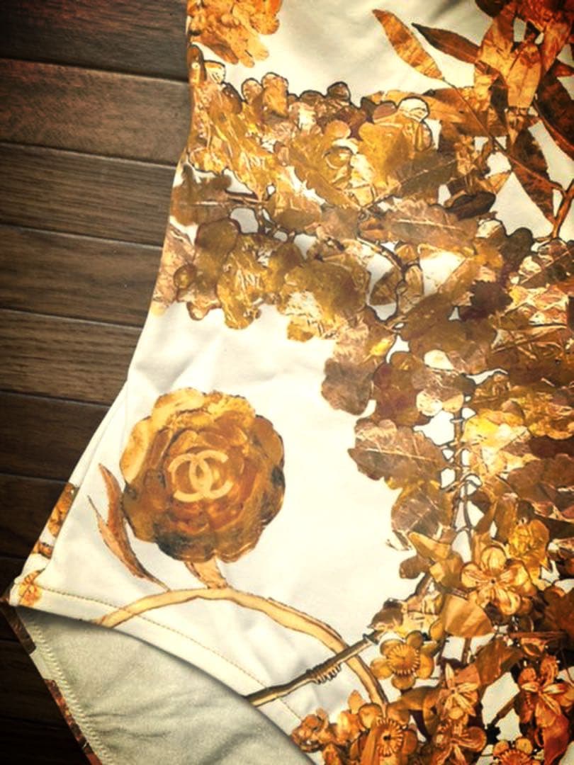 syk　CHANEL 水着　swim suits ワンピース