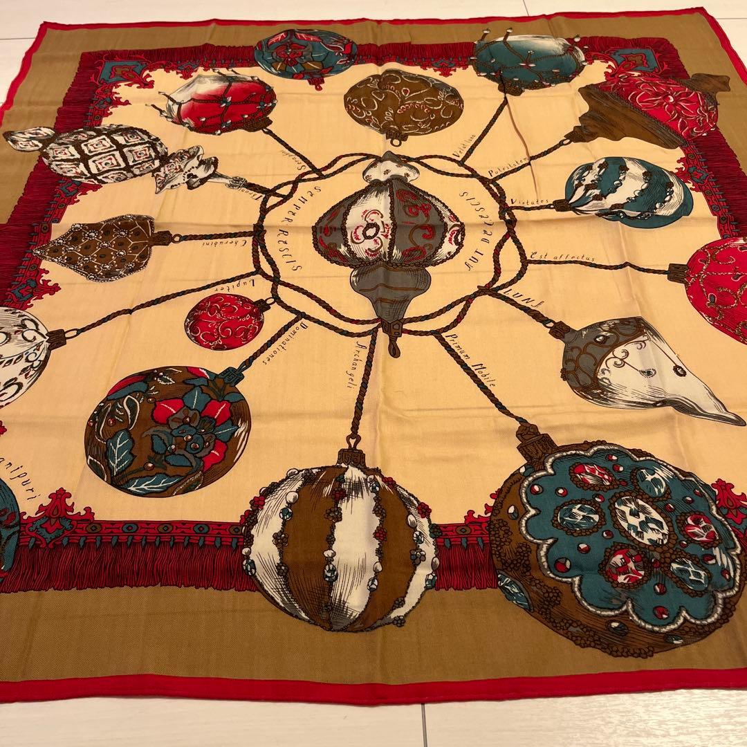 マニプリ　カシミア混スカーフ