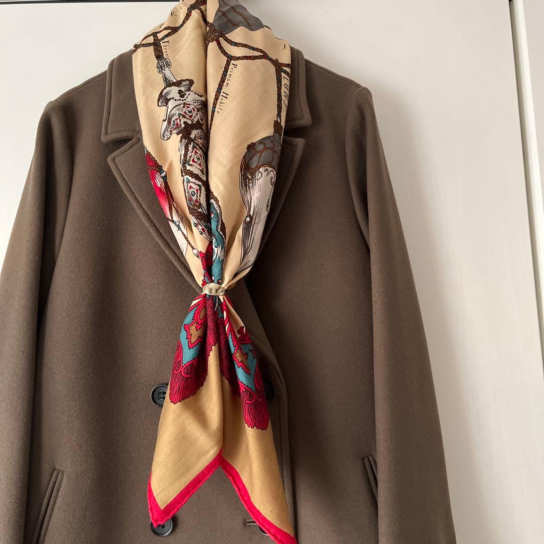 マニプリ　カシミア混スカーフ