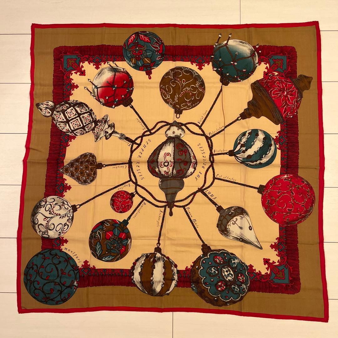 マニプリ　カシミア混スカーフ