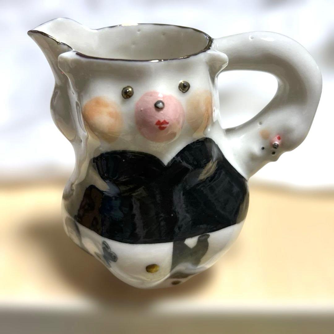 【未使用】増田光 くまピッチャー 花器 レア
