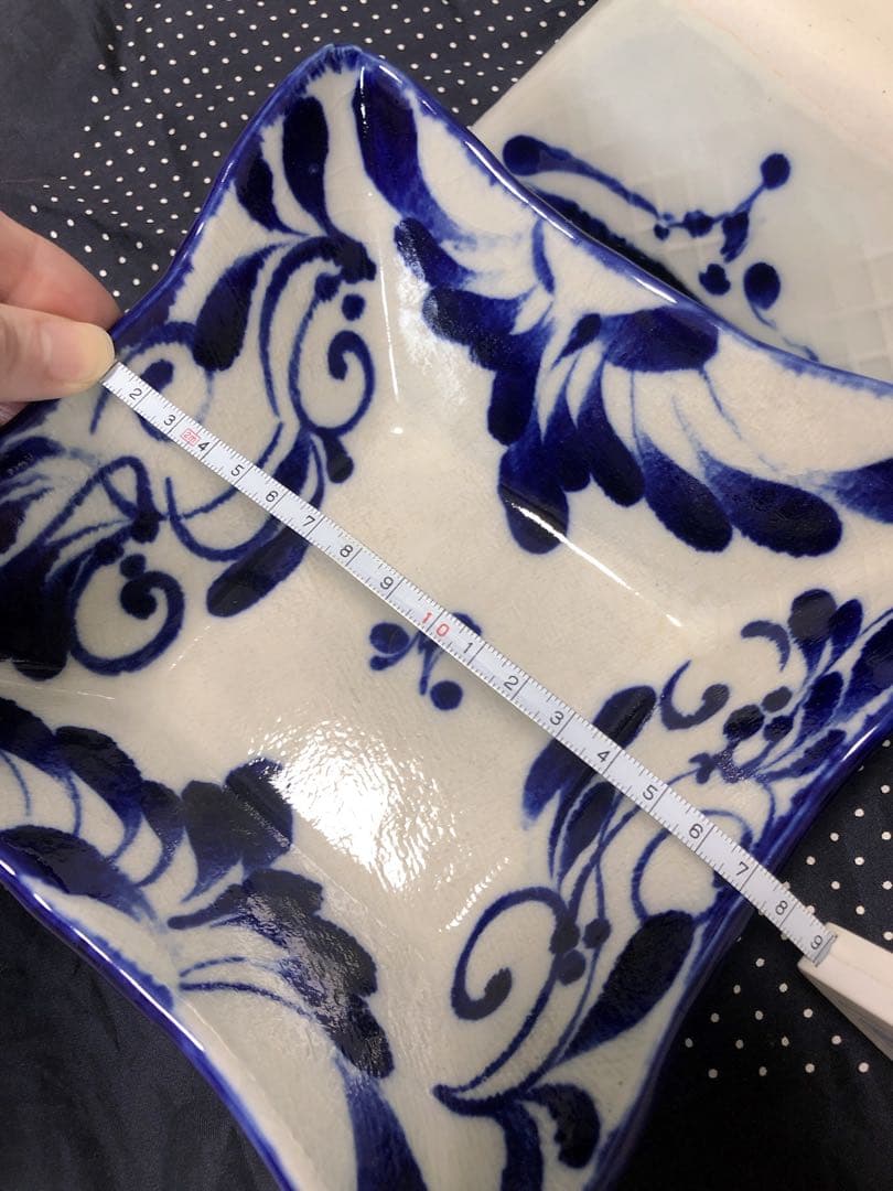 【美品】眞正陶房　安里貴美枝さん　角鉢２つ