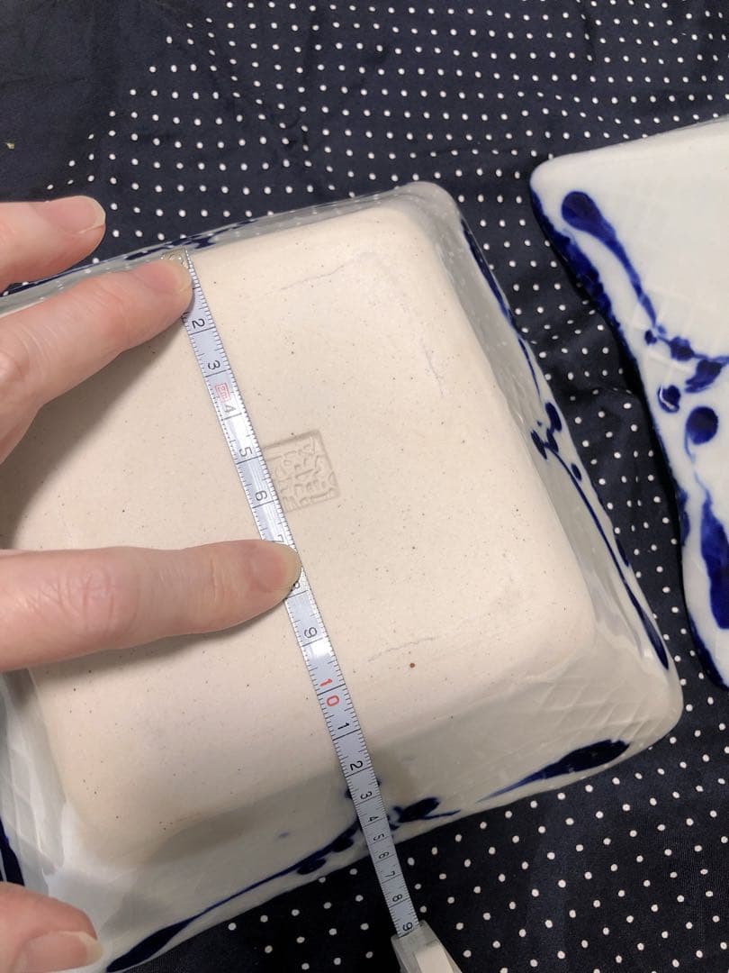 【美品】眞正陶房　安里貴美枝さん　角鉢２つ