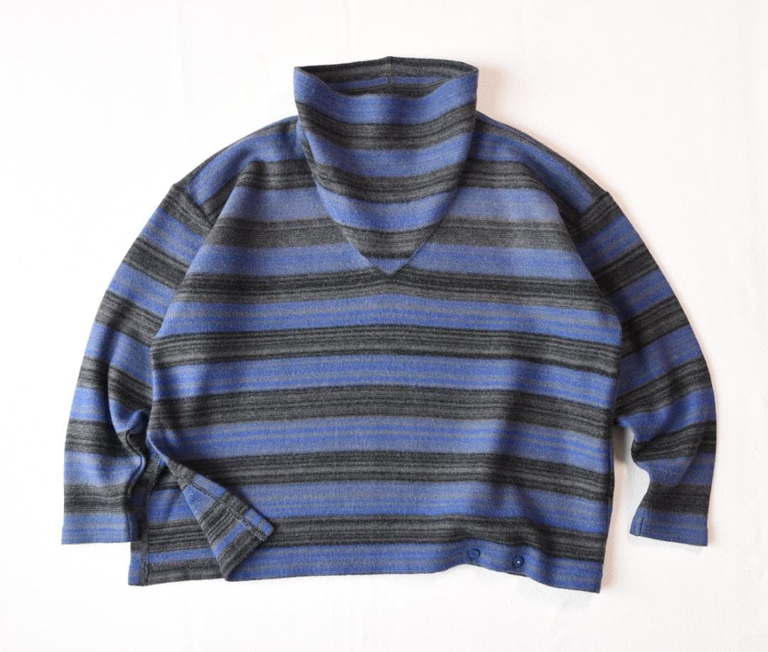 archive　ISSEY MIYAKE 　ハイネック・ウールニットカットソー