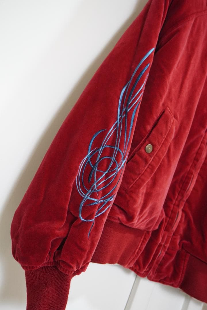 ■Harley-Davidson■ハーレダビッドソン　ベロアジャケット　ブルゾン