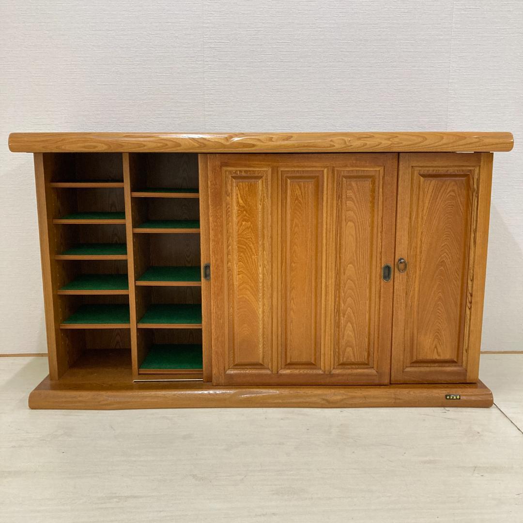 臼井家具工芸　十万石印　シューズボックス　下駄箱　150ｃｍ　和風