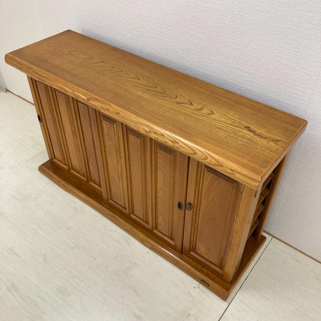 臼井家具工芸　十万石印　シューズボックス　下駄箱　150ｃｍ　和風