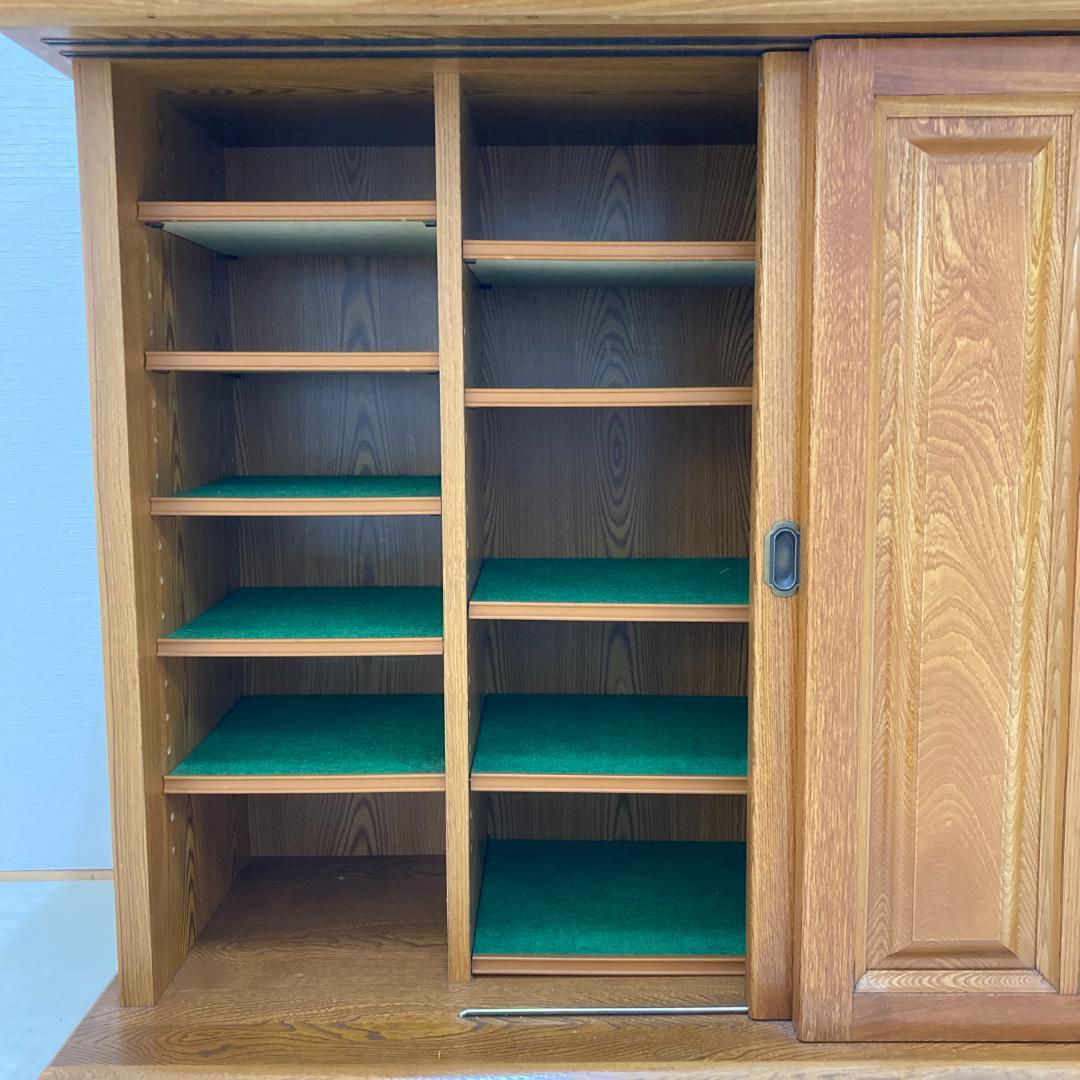 臼井家具工芸　十万石印　シューズボックス　下駄箱　150ｃｍ　和風