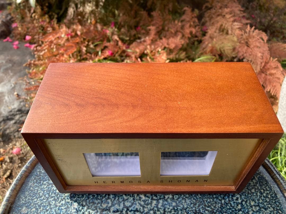 レトロヴィンテージ　すてきな時計　HERMOSA SHOMAN フリップ式置時計