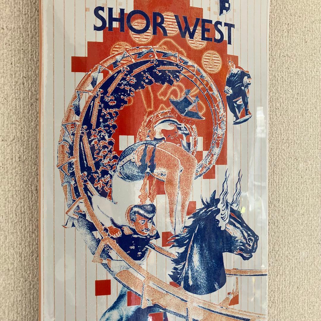 evisen スケートボート　デッキ　9インチ　壁掛けワイヤー希望あればあげます