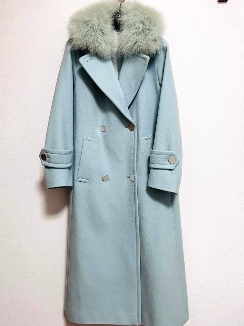 最終値下げ☆グレースコンチネンタル☆ミントグリーン☆ロングコートサイズ36日本製