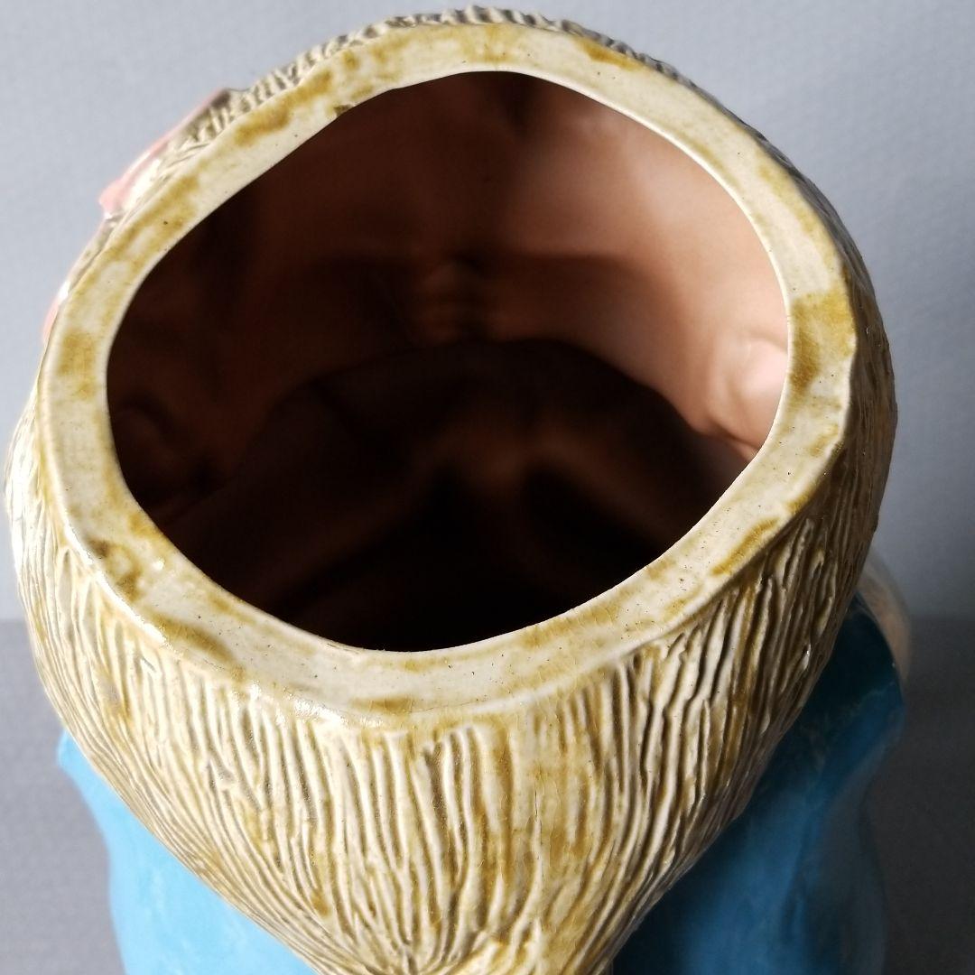 信楽焼 傘立て いねむり坊や 高さ４４cm