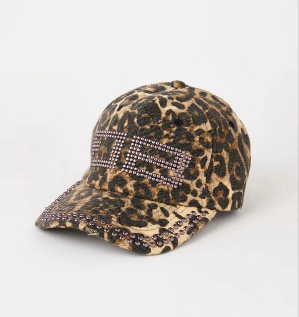 beeden キャップ　ヒョウ柄　ビーデン