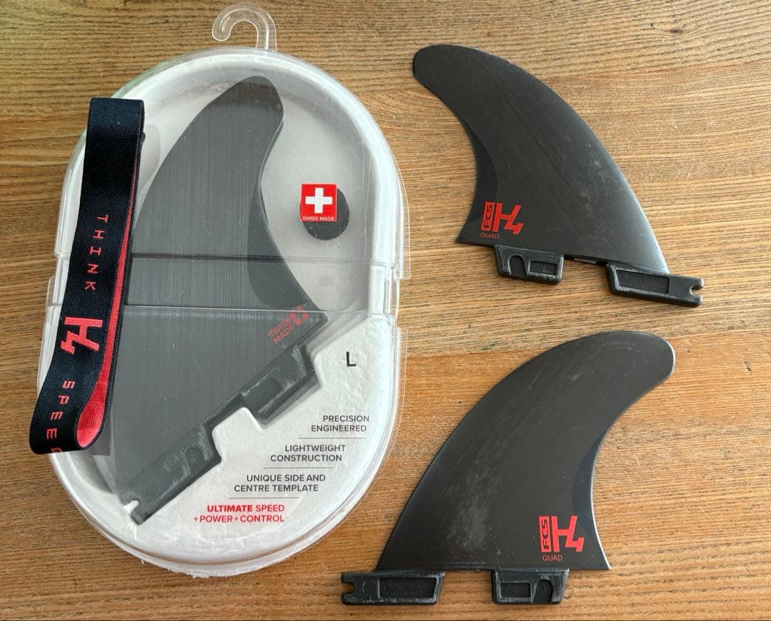 サーフィン フィン fcs H4 h4 LARGEサイズ Mサイズ