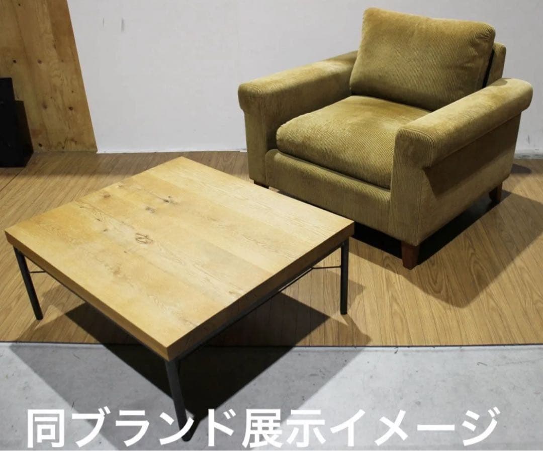 トラックファニチャー オーク アイアンレッグ ローテーブル