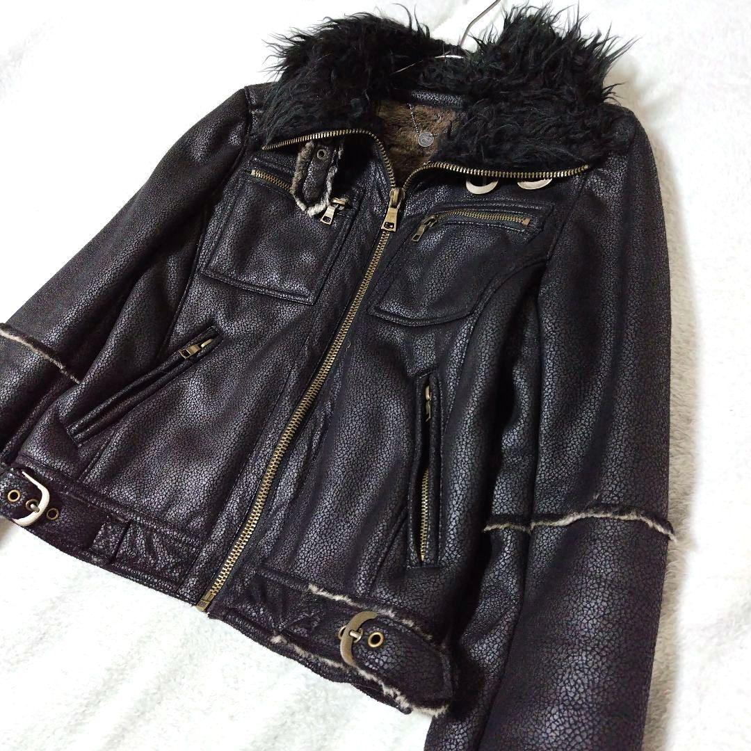 エゴイスト　フェイクムートンジャケット　ボマー　平成ギャル　グランジ　y2k