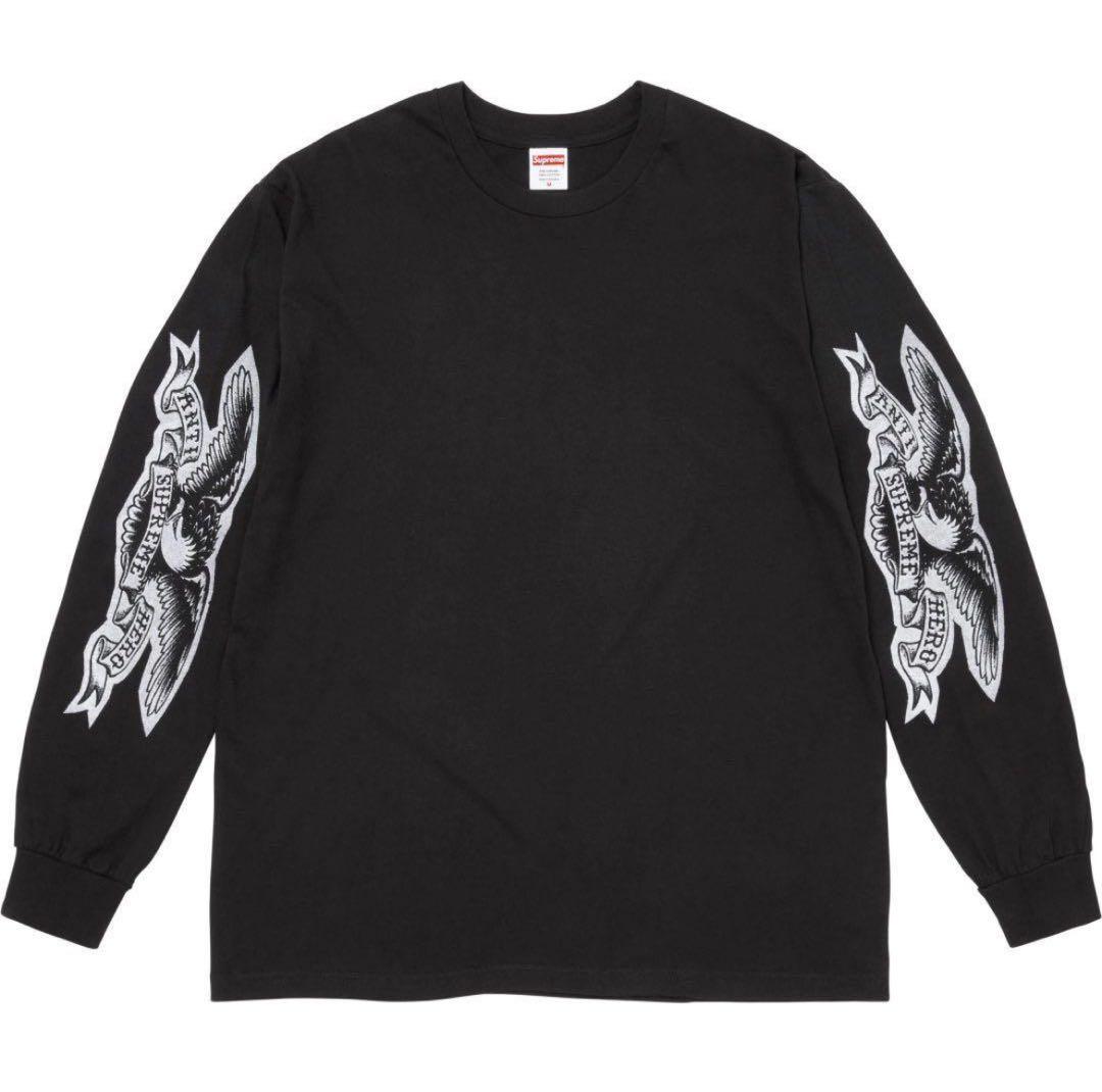 Supreme アンチヒーロー 長袖Tシャツ S
