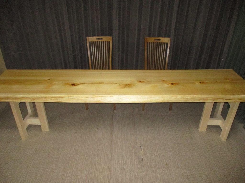 Z-076■　檜　ヒノキ　テーブル　ローテーブル　ダイニング　カウンター　一枚板