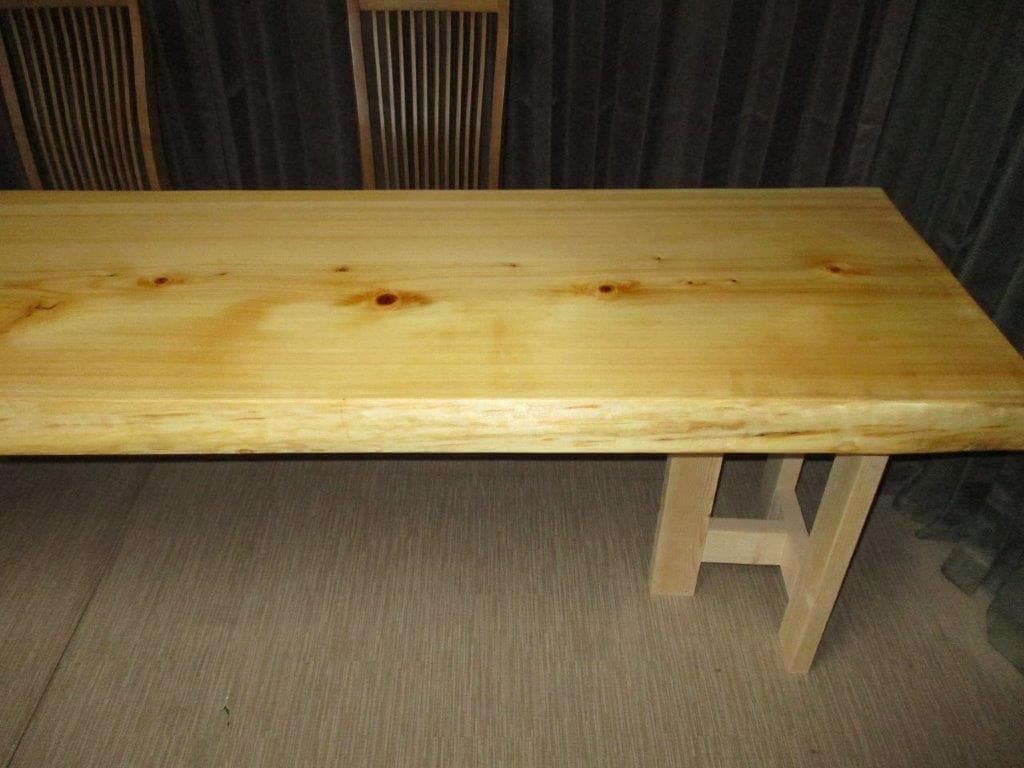 Z-076■　檜　ヒノキ　テーブル　ローテーブル　ダイニング　カウンター　一枚板