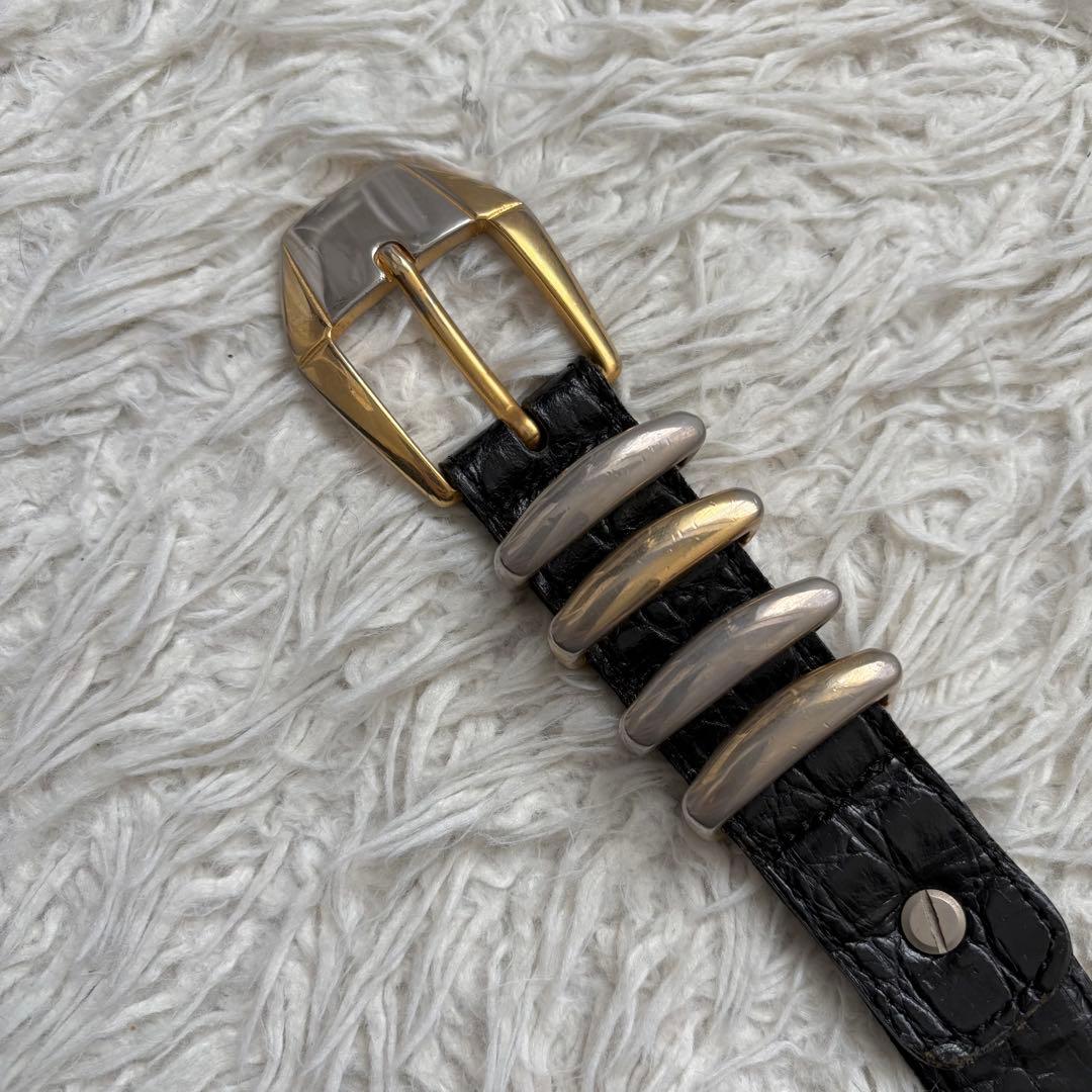 1さん専用GIANNI VERSACE 4連　メンズベルト イタリア製 296