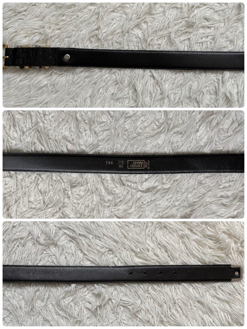 1さん専用GIANNI VERSACE 4連　メンズベルト イタリア製 296