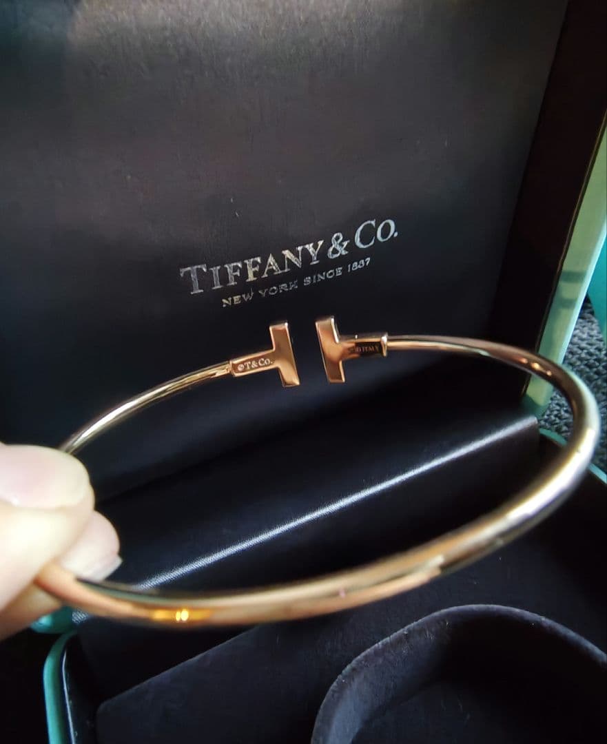 アラジン様用　ブラックオニキス ワイヤー ブレスレット ローズゴールド