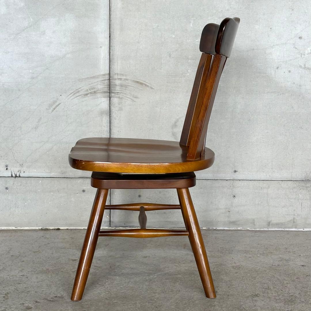 karimoku カリモク COLONIAL 回転式チェア 木製クラシック 椅子