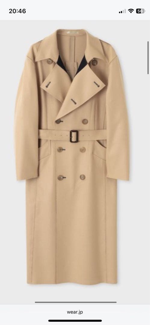 ポールスミスコレクション　ローエッジダブルトレンチコート