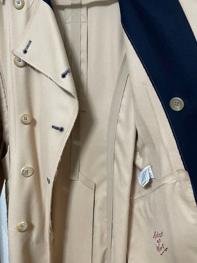 ポールスミスコレクション　ローエッジダブルトレンチコート