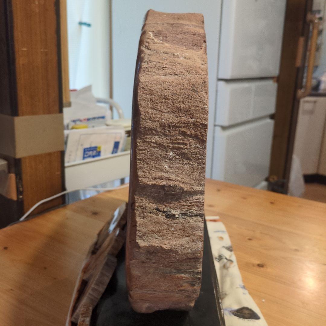 珪化木、木の化石 アリゾナ州産 重量は約15kg 台座約3kg、合計約18kg