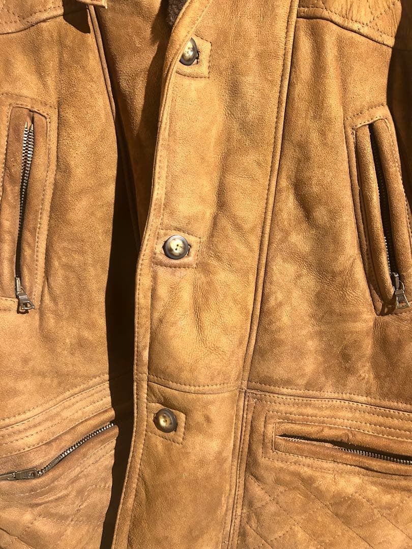 破格90s〜00s MILANO VICE ムートンコート レザー ボアイタリア