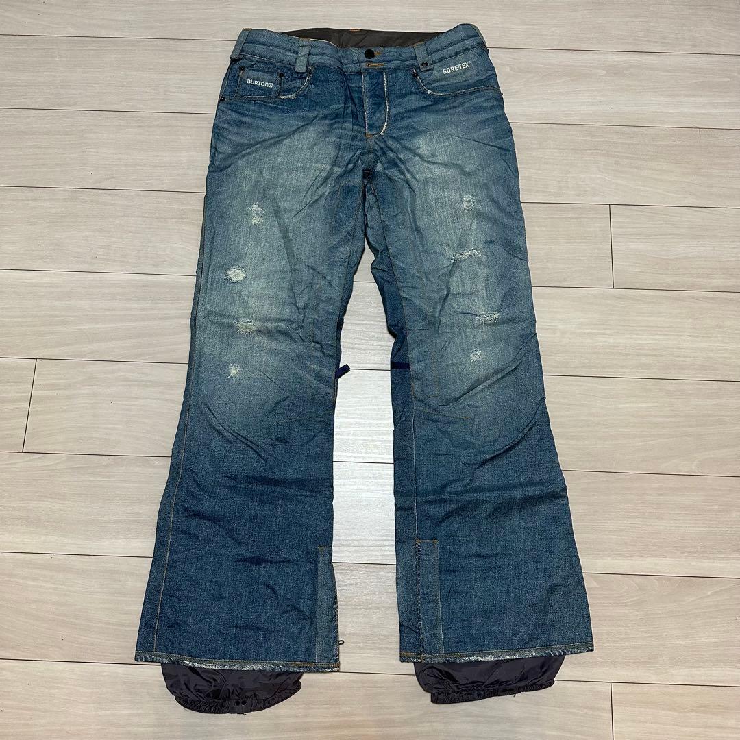 BURTON スノーボードウェア上下セット デニム GORE-TEX 平野歩夢