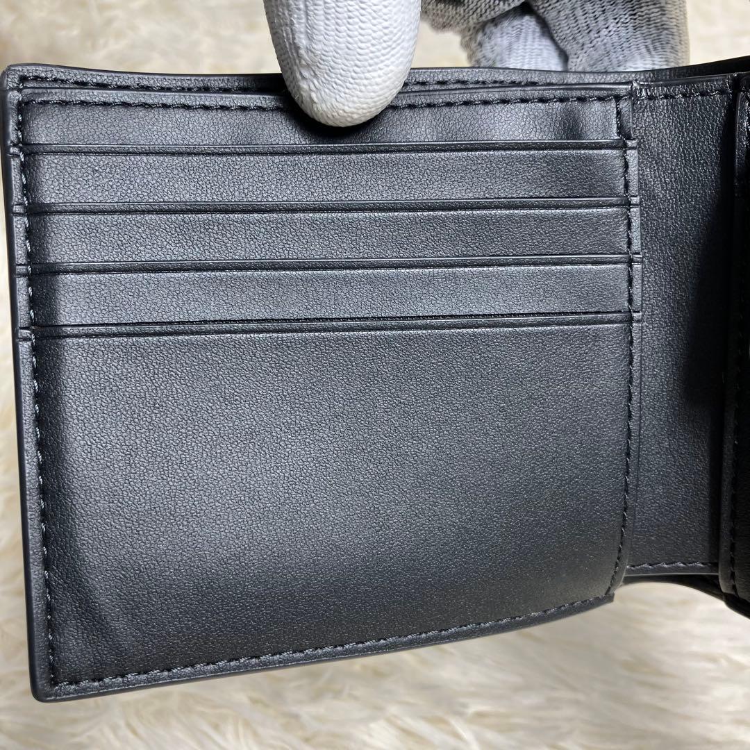 【極美品】 COACH シグネチャー フォールドウォレット